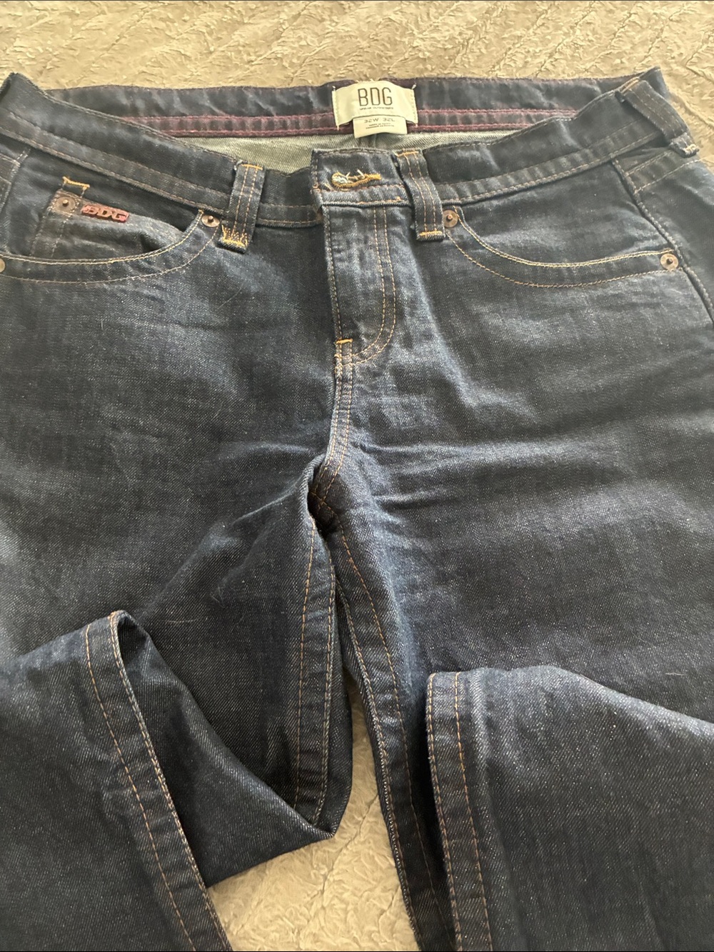 BDG women’s low rise baggy Indigo Jeans